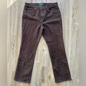Ralph Lauren Brown Straight Leg Women’s Jeans